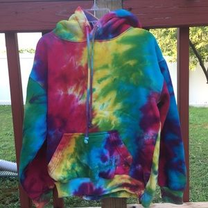 Tye die hoodie